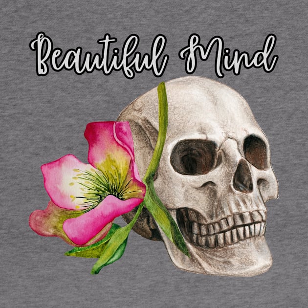 Beautiful Mind Skull by TheMavenMedium